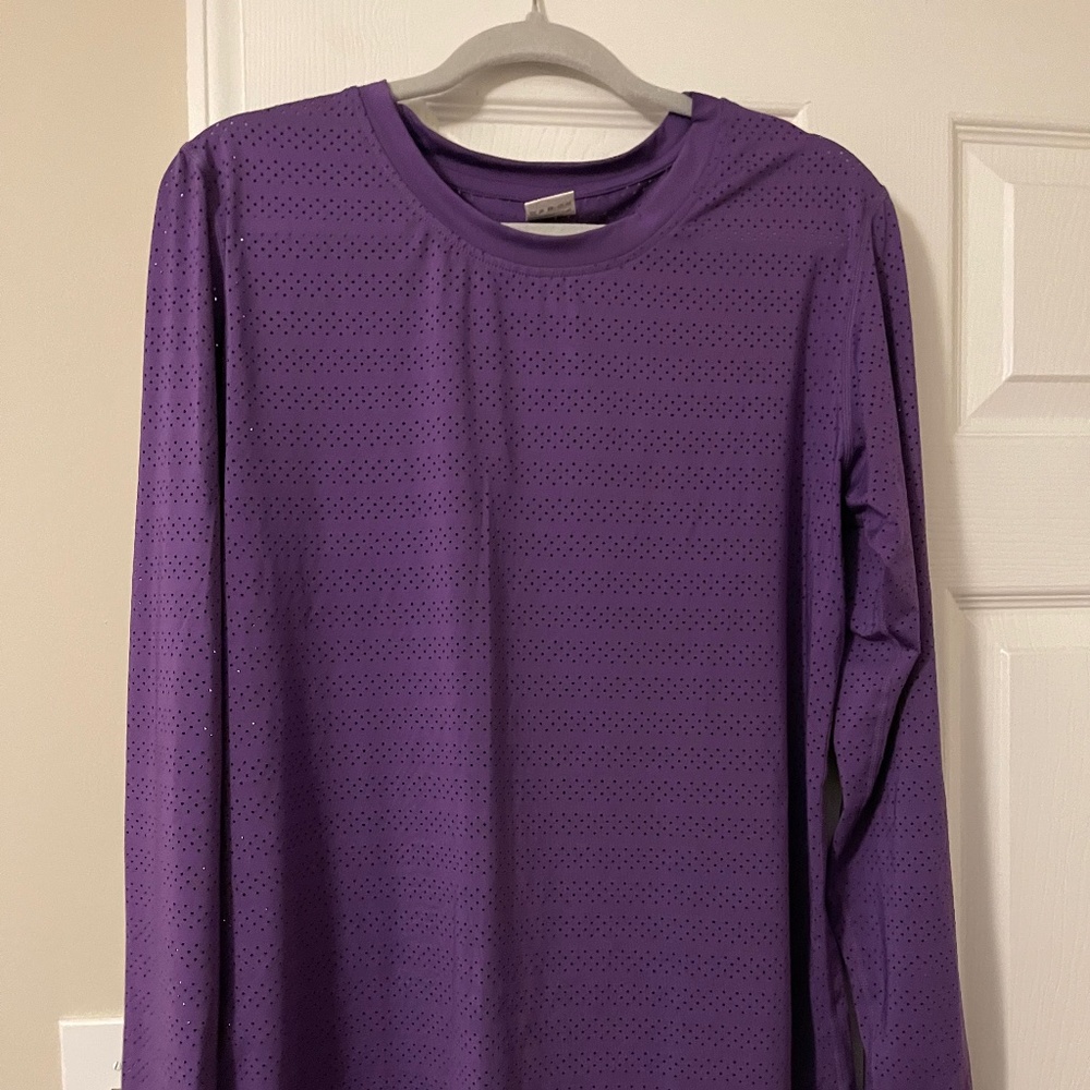 Zyia Purple Chill LS top - XXL